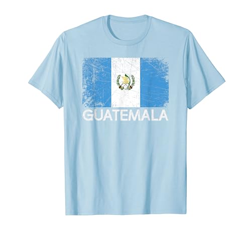 Guatemalan Flag T-Shirt | Vintage Made In Guatemala Gift