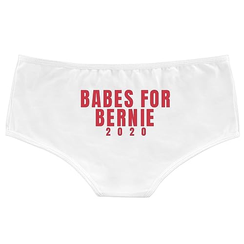 Customized Girl Babes for Bernies Undies: Low-Rise Underwear White