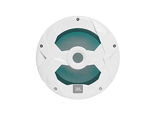 JBL - Marine Series 10 inch (250mm) audio multi-element subwoofer with RGB lighting 250W - White