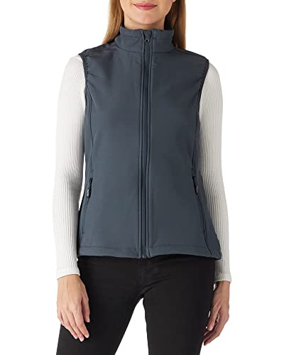 Outdoor Ventures Women's Lightweight Softshell Vest Windproof Fleece Lined Zip Up Sleeveless Jacket for Running Hiking Golf