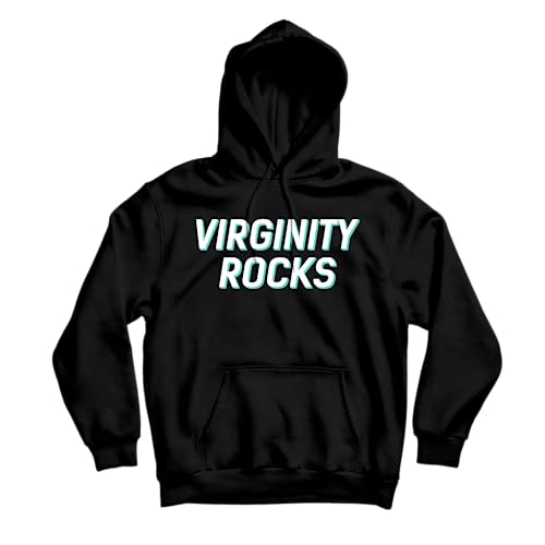 Monday Market Virginity Rocks Black Hoodie by Danny Duncan