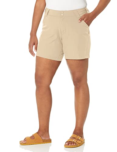 Columbia Women's Coral Point III Shorts, fossil, 16 Plus