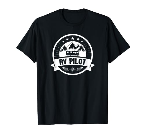 RV Pilot Funny Motorhome RV Travel T-shirt for Men