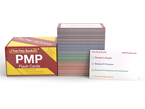 PMP Exam Prep Study Cards 2023-2024: Project Management Professional Review and Practice Test Questions Covering the PMBOK 7th Edition [Full Color Cards]