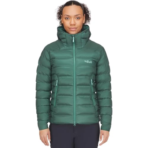 RAB Women's Electron Pro Down Jacket for Climbing & Mountaineering - Green Slate - X-Large
