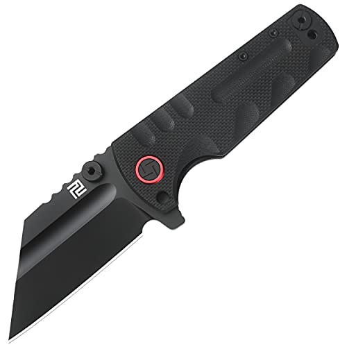 ARTISANCUTLERY Tactical Knife Proponent (1820P) D2 Steel Black PVD Blade Black G10 Handle Pocket Knife Folding Knife EDC Knife