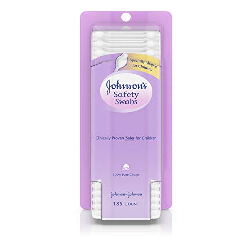 Johnson's Baby Safety Swabs 185 Each