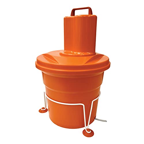 Dynamic Mixers EM98 Commercial Electric Salad Spinner, 5 Gallon Capacity, E003.1.B.T, Orange, 115V