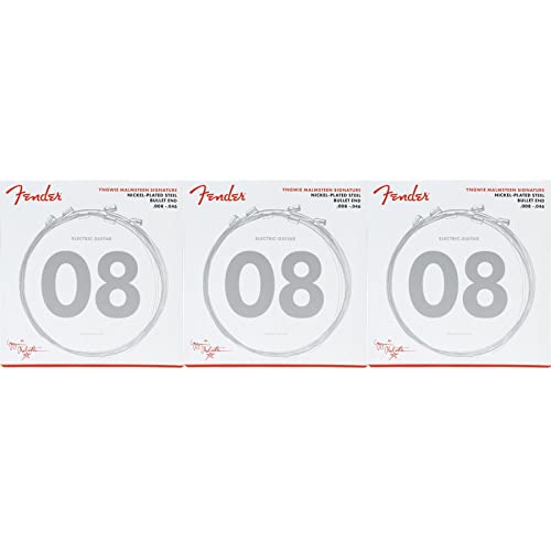 Fender Yngwie Malmsteen Signature Electric Guitar Strings - .008-.046 (3-Pack)