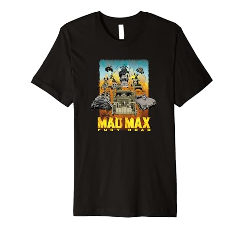 WB100 Mad Max Fury Road Post-Apocalyptic Wasteland Comic Premium T-Shirt