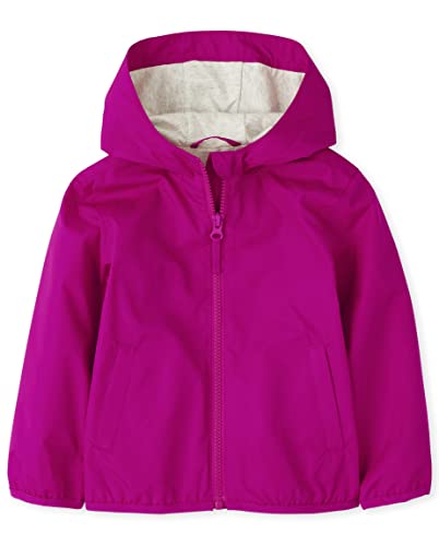 The Children's Place Baby Toddler Girls Windbreaker Jacket, Aurora Pink, 2T