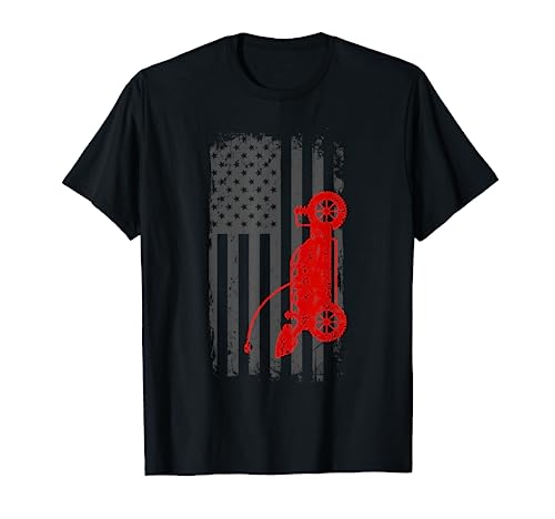 Distressed RC Car American Flag Racing Racers Patriotic Gift T-Shirt