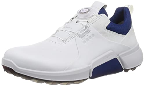 ECCO Men's Biom Hybrid 4 BOA Gore-TEX Waterproof Golf Shoe, White, 11-11.5