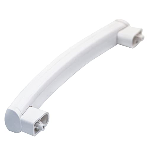 Microwave Door Handle Support WB15X10278 AP5790517 Compatible with GE, and Hotpoint Microwave Replaces 261300714902, 3025557, PS8754175 –White