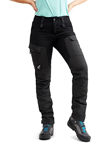 RevolutionRace Women’s GP Pants, Durable Pants for All Outdoor Activities, Jet Black, S