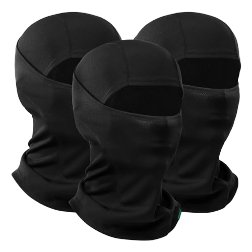 Balaclava Ski Mask 3 Pieces Full Face Cover for Men and Women Breathable Full Face Mask for Skiing Outdoor Sports