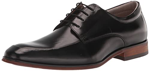 Steve Madden Men's Tasher Oxford, Black Leather, 13