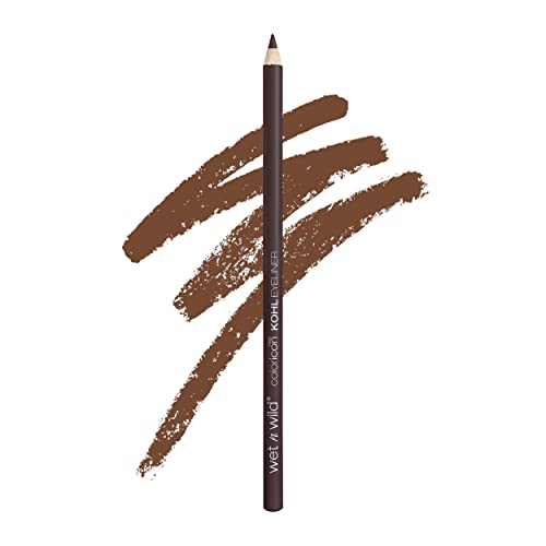wet n wild Color Icon Kohl Eyeliner Pencil, Rich Hyper-Pigmented Color, Smooth Creamy Application, Long-Wearing Matte Finish Versatility, Cruelty-Free & Vegan - Simma Brown Now! (Packaged)