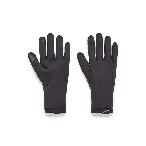 Arc'teryx Rho Glove | Synthetic Moisture Wicking Liner Glove for All Round Use | Black, Large