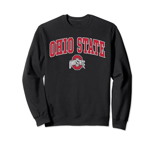 Ohio State Buckeyes Arch Over Logo Black Officially Licensed Sweatshirt