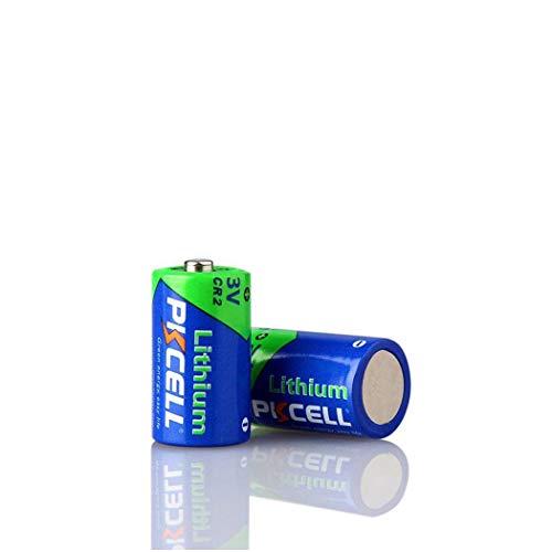 PKCELL CR2 Battery CR2 Lithium Battery CR15H270 3V 850mAh Lithium Photo Battery for Motion Sensors (2pc)