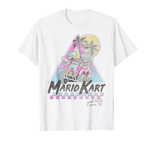 Mario Kart Mario And Luigi Good Time Since 92 Vintage T-Shirt