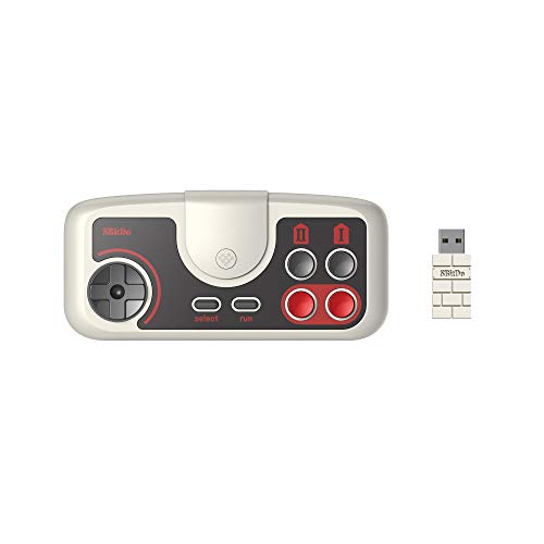 8Bitdo PCE 2.4G Wireless Gamepad for PC Engine Mini, PC Engine CoreGrafx Mini, TurboGrafx-16 Mini & Nintendo Switch (PCE Edition)