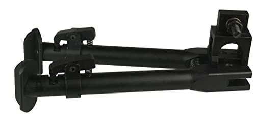 SKS Bipod with Bayonet Mount-Short, Bipod with Bayonet Mount-Short, Clamps Directly to SKS Bayonet Lug, Adjustable Legs with Retract/Collapse Button (Bipod Legs 6' - 9' Bayonet Lug Mount)