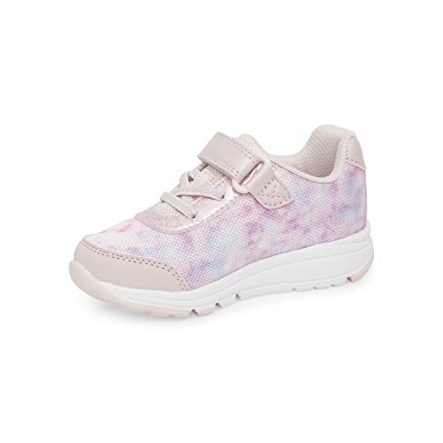 Stride Rite Kids SR Lighted Glimmer Light-Up Sneaker, Blush, 9 US Unisex Toddler