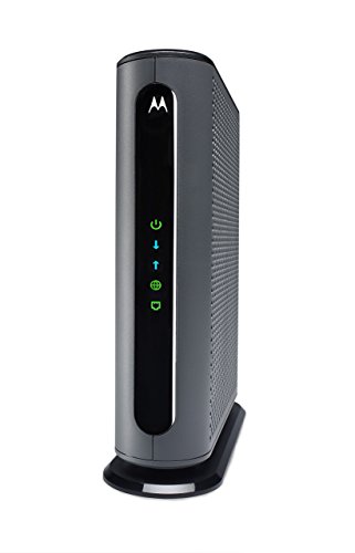 Motorola MB8600 DOCSIS 3.1 Gig-speed Cable Modem Plus 32x8 DOCSIS 3.0. Approved by Comcast Xfinity, Cox, and More, Gray (Renewed)