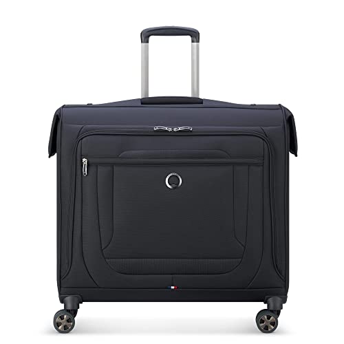 DELSEY Paris Luggage Helium DLX Garment Bag with Spinner Wheels, Black, 24 Inch