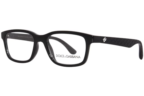 Dolce & Gabbana DX-5097 501 Eyeglasses Youth Kids Girl's Black Full Rim 46mm