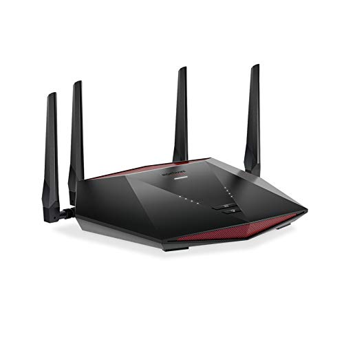 NETGEAR Nighthawk Pro Gaming WiFi 6 Router (XR1000) 6-Stream AX5400 Wireless Speed (up to 5.4Gbps) | DumaOS 3.0 Optimizes Lag-Free Server Connections 4 x 1G Ethernet and 1 USB Ports