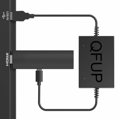 QFUP USB Power Cable for Fire TV Stick 4K Max, Powers Streaming TV Sticks Directly from The TV's USB Port, (Eliminating Messy Wiring and The Need for an AC Outlet)