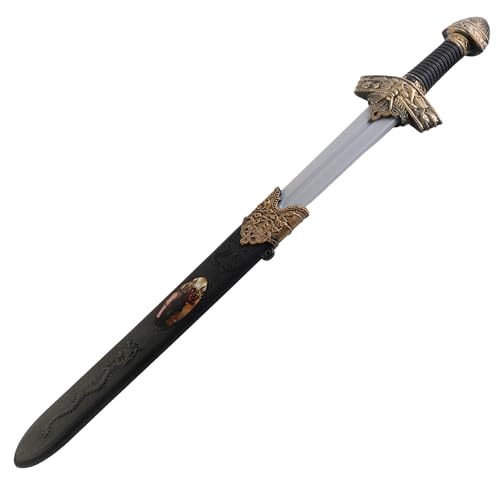Toy Sword with Sheath - 23' Long Plastic Sword with Sound - Toy Swords for kids 8-12 - Fake Sword - Viking Sword - Medieval Sword - Knight Sword