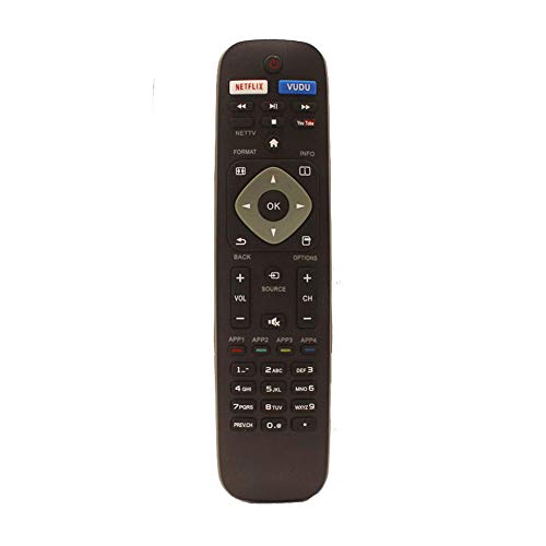Replacement Remote Control for Philips TV 32PFL3506/F7 40PFL3706/F7 40PFL3505D/F7 42PFL3603D/27
