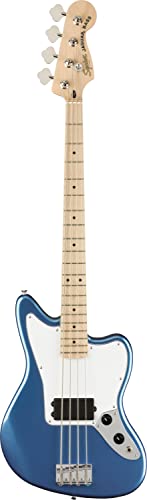 Squier Affinity Series Jaguar Bass, Lake Placid Blue, Maple Fingerboard