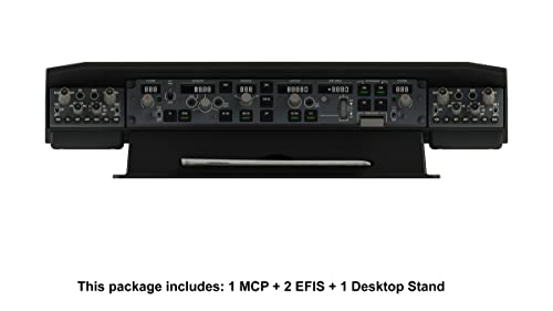 COCKPITMASTER Flight Simulator Mode Control Panel CS 737X MCP & EFIS & Desktop Stand, PMDG 737NG, IXEG 737, ZIBO 737, Boeing edition