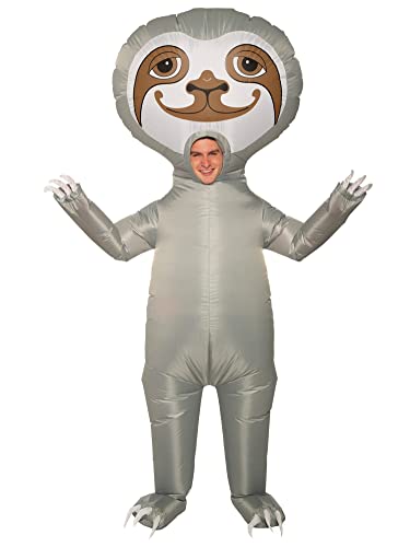 Forum Inflatable Sloth Costume, Grey, One Size