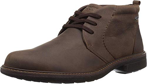 ECCO Men's Turn Gore-TEX Chukka Tie Boot, Cocoa Brown Oil Nubuck, 10-10.5