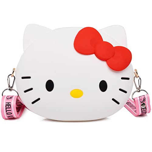 Kawaii Kitty Bag Cute Kitty Wallet Cartoon Animal Shoulder Bag Kitty Cat Purse for Girls Birthday Gifts