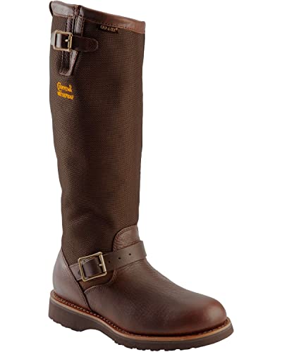 Chippewa Men's Pitstop Pull On Waterproof Snake Boot Round Toe Briar 10.5 D(M) US