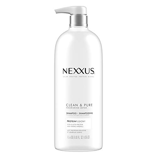 Nexxus Clean and Pure Clarifying Shampoo, With ProteinFusion, Nourished Hair Care Silicone, Dye And Paraben Free 33.8 oz