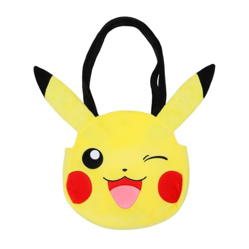 Bioworld Pokemon Pikachu Big Face Plush Adult Bag