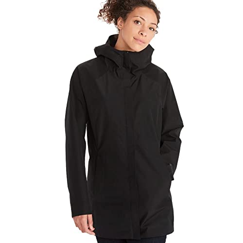 MARMOT Women’s Essential Rain Jacket | Gore-tex, Lightweight, Waterproof, Windproof, Black, Medium