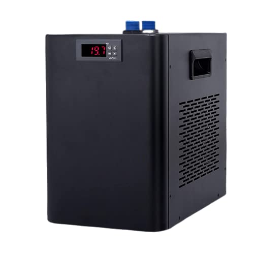 PIAOCAIYIN Aquarium Chiller, 42 Gallon Quiet Water Chiller, 110V Water Chiller for Cold Plunge, 1/10 Hp Fish Tank Water Cooler Machine, Water Chiller for Ice Bath Aquatic Plant Jellyfish Cultivation