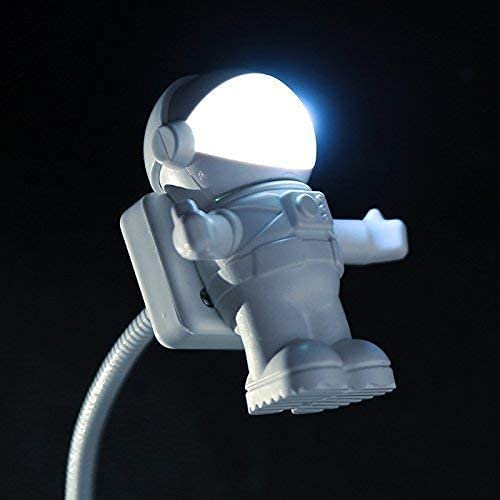 SOONDAR Creative Spaceman Astronaut LED Flexible USB Light for Laptop PC Notebook