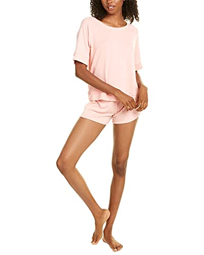 Christian Siriano Womens Yasuni 2PC Sleepwear Pajama Set Pink XL