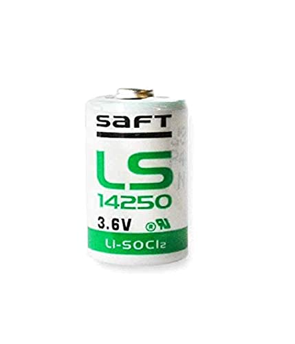 Saft LS14250 LS 14250 1/2 AA 3.6v Lithium Battery (2 Pack)