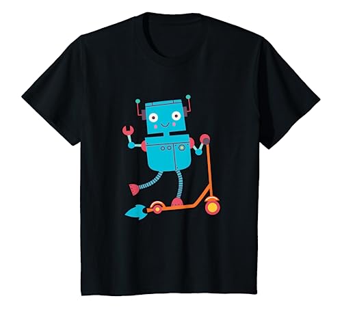Robot Kids Boys Girls Toddler Cute Robot Future Engineer T-Shirt